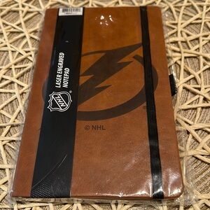 NHL Tampa Bay Lightning laser engraved Journal Notebook Notepad in package